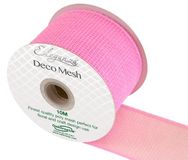 Eleganza Deco Mesh 63mm x 10m Lt. Pink No.21 - Organza / Fabric